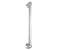 Rockwood 53-606 Satin Clear Coated Brass 1" Diameter Pull Bar