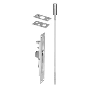 Rockwood 550-626 Lever Extension Flush Bolt - Satin Chrome Plated Brass