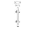 Rockwood 580-12-US26D/626 Satin Chrome Plated Brass 12" Length Surface Bolt