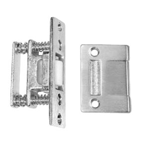 Rockwood 590-626 Roller Latch with Cast Strike - Satin Chrome Plated Brass