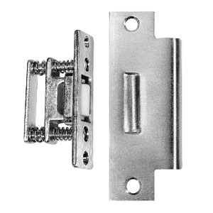 Rockwood 591-626 Roller Latch with ASA Strike - Satin Chrome Plated Brass