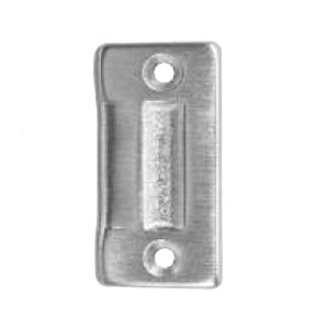 Rockwood 593SO-BSP Roller Latch Strike Plate - Black Suede Powder Coat