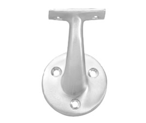 Rockwood 702-605 Hand Metal Rail Bracket - Polished Clear Coated Brass