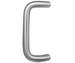 Rockwood BF260-628 Heavy Duty Barrier Free Offset Door Pull, 24" CTC x 1-1/4" Diameter - Clear Anodized Aluminum