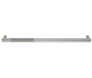Rockwood RM3212-36-629 NeoMax - Post Mounted 7" GripZone Straight Flat Ends Push Bar 1-1/4" Dia x 36" CTC - Polished Stainless Steel