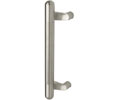 Rockwood RM3431-24-629 NeoMax - Post Mounted GripZone Offset Round Ends Pull Bar 1-1/4" Dia x 24" OA - Polished Stainless Steel