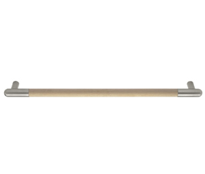 Rockwood RM4026-36-BSP  ArborMet™ Wood Grip Round End Push Bar - 36" CTC - Black Suede Powder