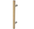 Rockwood RM4100-10-613 Straight ArborTek™ Wood Grip Square End Pull Bar - 10" CTC - Oil Rubbed Bronze