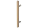 Rockwood RM4104-10-10BE Straight ArborTek™ Wood Grip Round End Pull Bar - 10" CTC - Dark Oil Rubbed