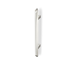Rockwood RM7810-12-629 Straight GeoMetek Diamond Pull with Square Posts and Diamond Ends - 12" OAL Length - Polished Stainless Steel
