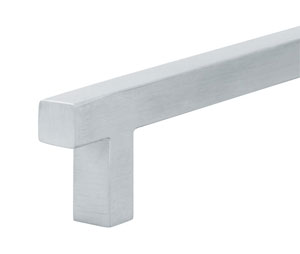 Rockwood RM7902-26-10BE GeoMetek™ Narrow Profile 26" CTC Straight Square Bridge Pull - Dark Oxidized Satin Bronze, Equivalent