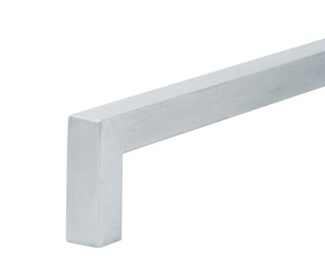 Rockwood RM7940-32-10BE GeoMetek™ Narrow Profile 32" CTC Straight Square End Pull - Dark Oxidized Satin Bronze, Equivalent