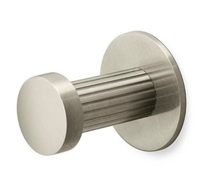 Rockwood RM830-630 LineaMet Series Coat Hook w/ base plate - Satin Stainless Steel