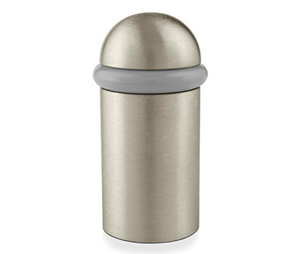 Rockwood RM856 630 Tall - Round Top Floor Mounted Door Stop - Satin Stainless Steel