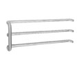 Rockwood 11147-3-626 Satin Chrome Plated Brass Triple Solid Push-Pull Bar Set