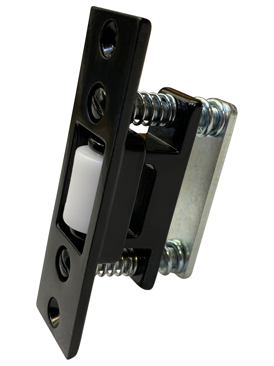 Rockwood 590BSP Roller Latch with Cast Strike Black Suede Powder