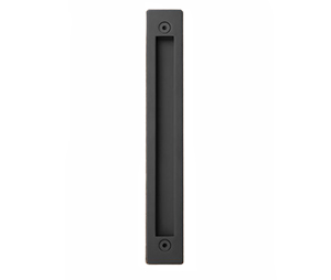 Rockwood RM790 14 BSP Flush Cup Pull 14" OA Length Black Suede Powder Coat