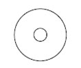 Rockwood SP1023 Plastic Washer for 1/4 - 20 Bolt