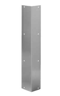 Rockwood 295 32D Stainless Steel 3" x 3" x 90" Square Top Corner Guard 
