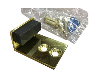 Rockwood 488-605 Polished Clear Coated Brass Door Stop