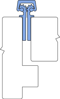 Roton 780-110-DB-095-UL-FF 95" Continuous Hinge-Concealed-Standard Duty-Fire Rated-Dark Bronze Finish