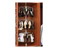 Rev-A-Shelf RSCLSZ-M3-55-1 Men's 5 Tier Lazy Shoe-zen Rotating Organizer 55"H - 1 Each