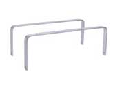 Rev-A-Shelf RSCTMB-24 Chrome Top Mount Bracket for Wire Basket 24"W - 1 Pr.