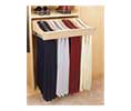 Rev-A-Shelf RSCWTR-2414-1 Wood Pull-Out Tie Rack - 1 Each 