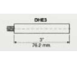 RSG DHE3C 3" Electromagnetic Fire Door Holder Extension Rod - Chrome