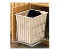 Rev-A-Shelf RSHRV1215S White Wire Heavy Duty Pull-Out Hamper/Basket 11-7/8"W x 18"D x 14-3/4"H - 1 Pc. 