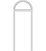 Karpen Steel Round Top Frame