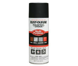 Rust-Oleum 647-214645 Industrial Choice 1600 System Enamel Aerosols - 12Oz Aerosol Can - ANSI 61 Light Gray Color