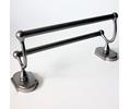 Rusticware Comp. 8622WP 24" Wenmoor Double Towel Bar Distressed Antique Nickel Finish