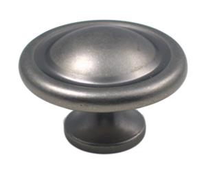 Rusticware Comp. 915WP 1-1/2" Cabinet Knob Distressed Antique Nickel Finish
