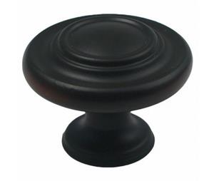 Rusticware Comp. 921BLK 1-5/16" Cabinet Knob Black Finish