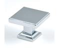 Rusticware Comp. 992CH 1-3/8" Modern Square Cabinet Knob Bright Chrome Finish
