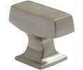 Rusticware Comp. 999SN 1-3/8" Modern Rectangular Cabinet Knob Satin Nickel Finish