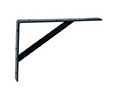 Reeve RV208-300-B Black Epoxy Rigid Extra Heavy Duty Bracket 11-1/2" x 8" - 1 Each