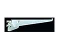 Reeve RV43ZC-12 No Flange Adjustable Downslant Standard Duty Shelf Bracket 12" - 1 Pc.