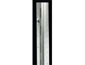 Reeve RV704ZC-96 Zinc Concealed/Recessed Single Slotted Heavy Duty Shelf Standard 96" - 1 Pc.