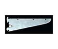 Reeve RV766ZC-10 Zinc Single Slotted Extra Heavy Duty Shelf Bracket 10" - 1 Pc.