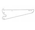 Reeve RV767-12 Shelf/Hangrod Bracket 12" - 1 Pc.