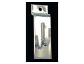 Reeve RV99CHR-1H Chrome Utility Hook Slatwall Accessories Products - 1 Pc.