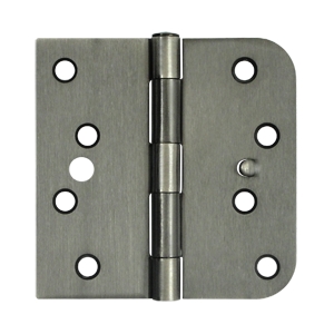 Deltana S44058TT15A-R/H  4"x 4"x 5/8"x SQ Hinge- Antique Nickel