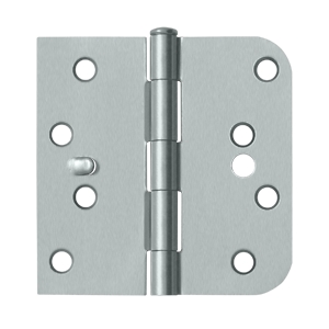 Deltana S44058TT26D-R/H 4"x 4"x 5/8"x SQ Hinge- Brushed Chrome