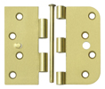 Deltana S44058TT4-UN 4"x 4"x 5/8"x SQ Hinge- Brushed Brass