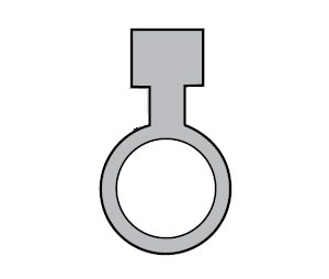 Pemko KSA2D Kit for SA1D, SA2D, SA3D & SA4D Automatic Door Bottom - Mortise