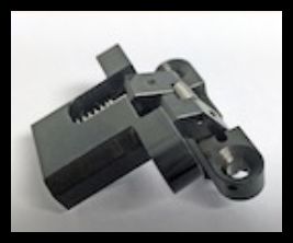 Saint Louis Designs SH105-A-MIX-OPEN Concealed Hinge, for Mixed Panel Sizes, Aluminum, Black Anodized