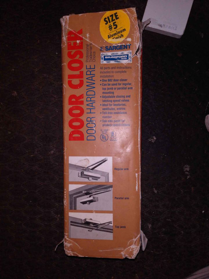 Sargent Co. B82501 B82 Series Bradford Closer