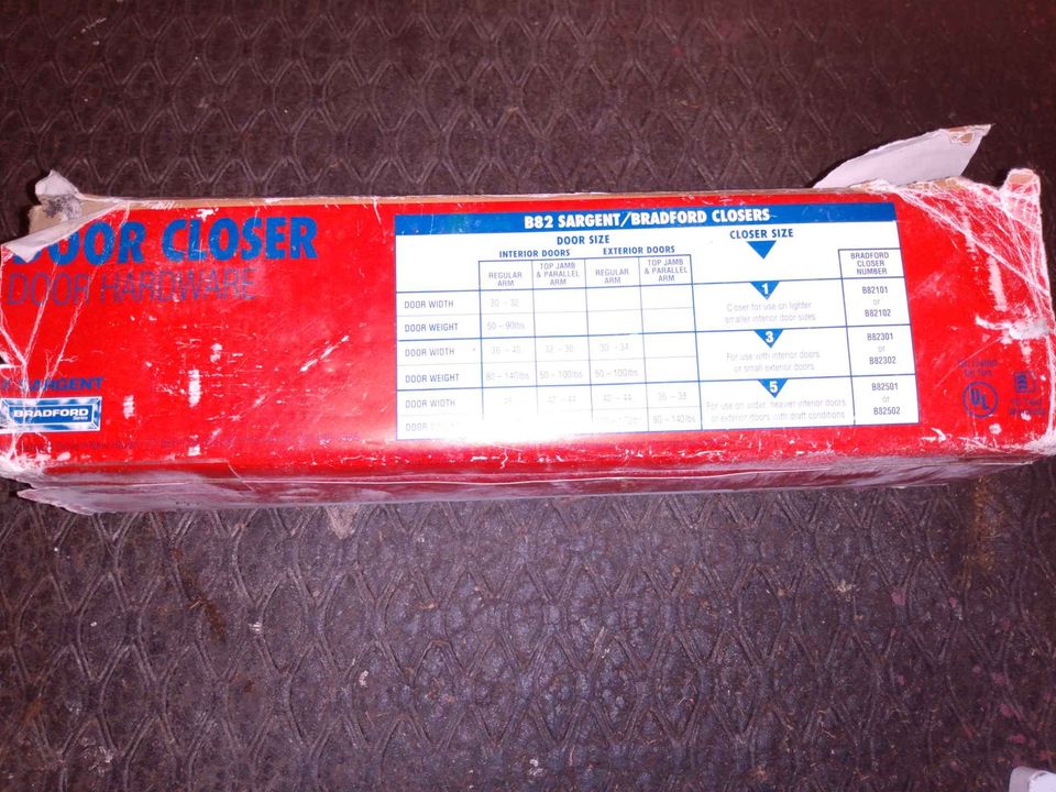 Sargent Co. B82501 B82 Series Bradford Closer